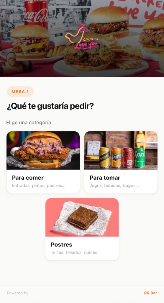 Menú en el celular — pedir AlToke